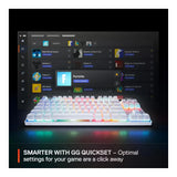 SteelSeries Apex Pro TKL Gen 3 RGB Wired Gaming Keyboard White - HyperMagnetic Switches SS-64898