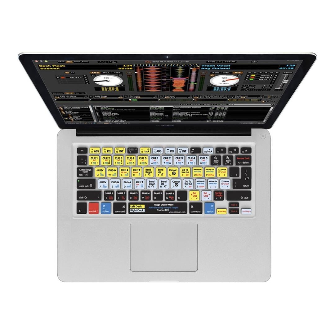 KB Covers Serato DJ Scratch Live Keyboard Cover for MacBook SSL-M-CC-2
