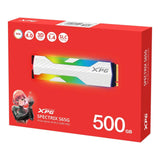 ADATA SPECTRIX S65G M.2 500GB PCIe 4.0 NVMe Internal SSD SSPECTRIXS65G-500G-CI