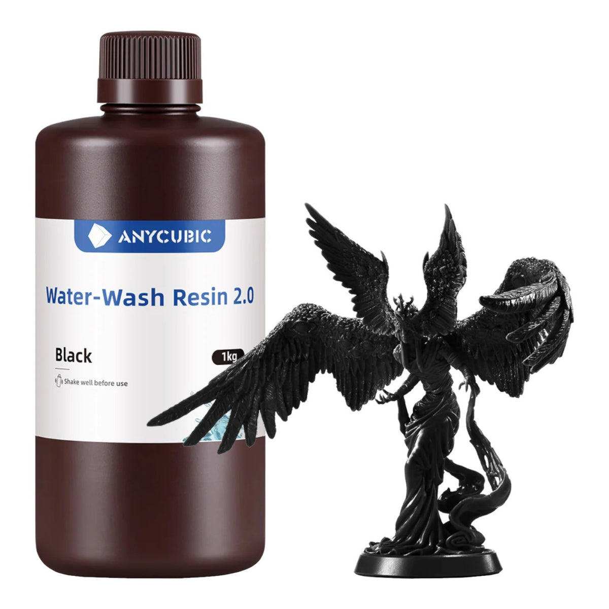 Anycubic Water-Wash Resin 2.0 1Kg - Black SSX2BK-10