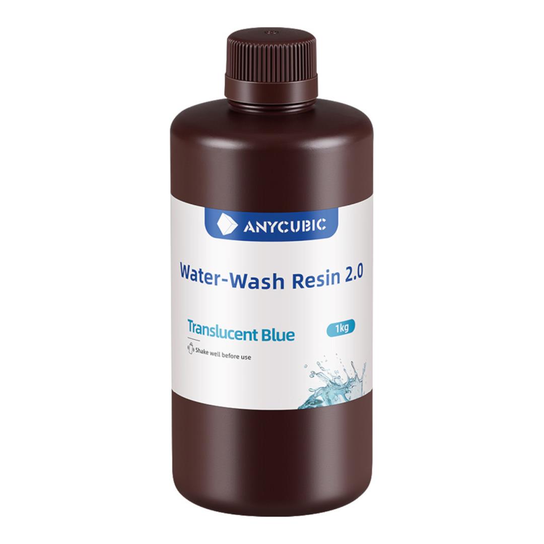 Anycubic Water-Wash Resin 2.0 1Kg - Translucent Blue SSX2TB-10