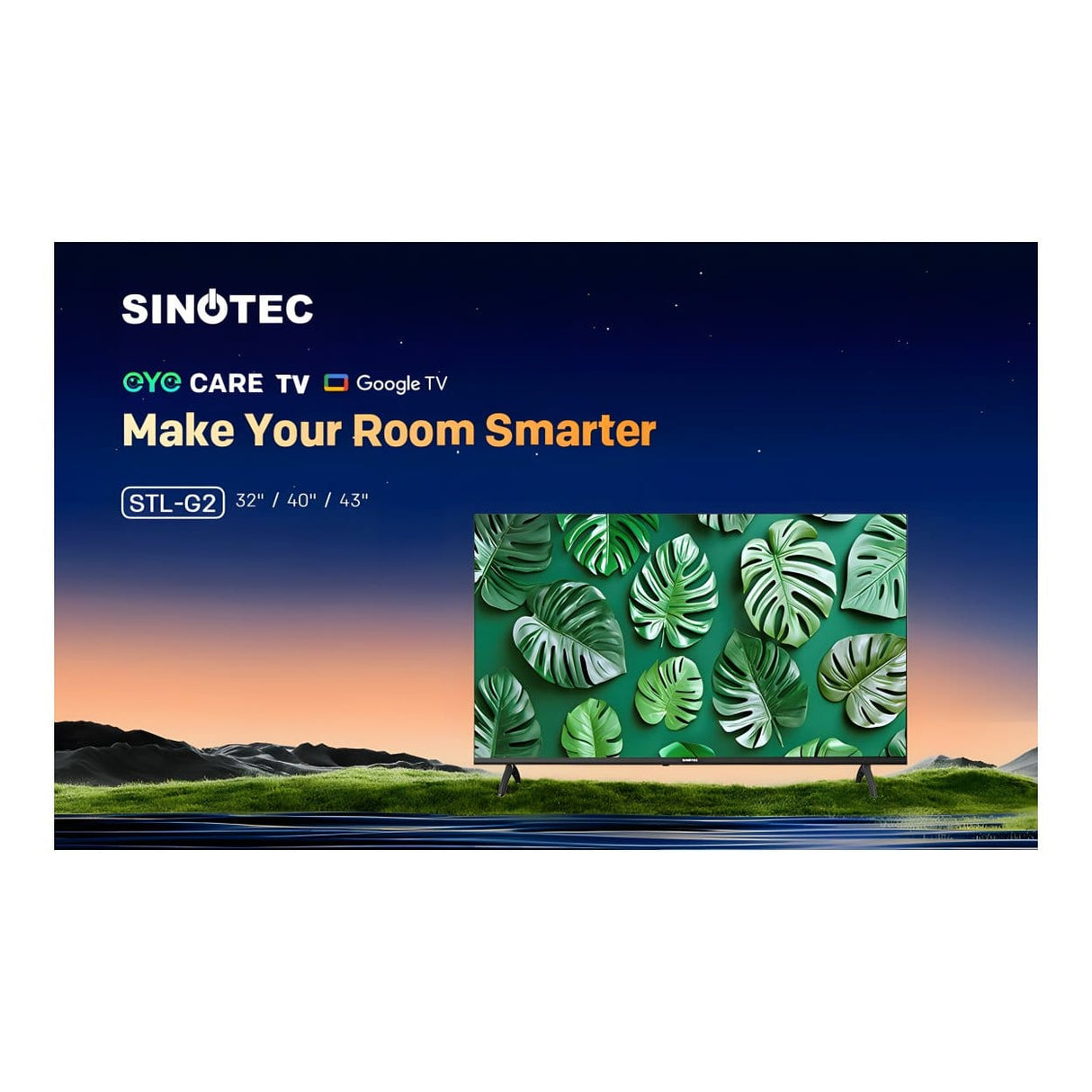 Sinotec STL-40G2 40-inch FHD LED Google Smart TV
