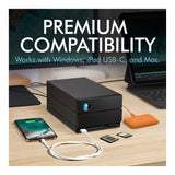LaCie 48TB 2big Dock 2-Bay Thunderbolt 3 RAID Array STLG48000400