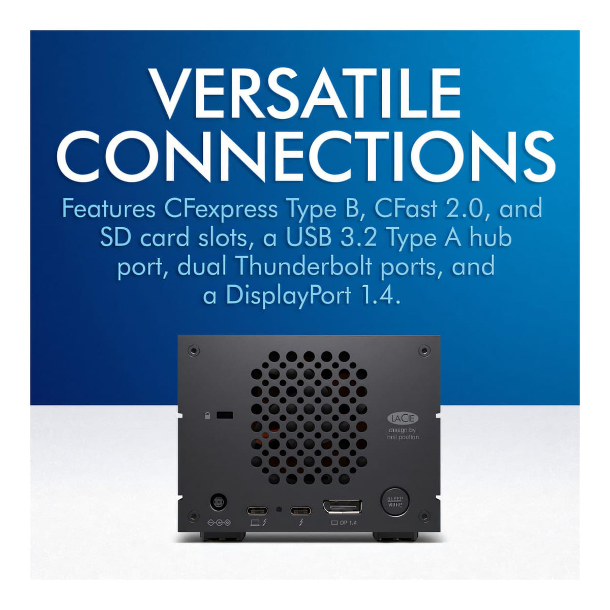 LaCie 48TB 2big Dock 2-Bay Thunderbolt 3 RAID Array STLG48000400