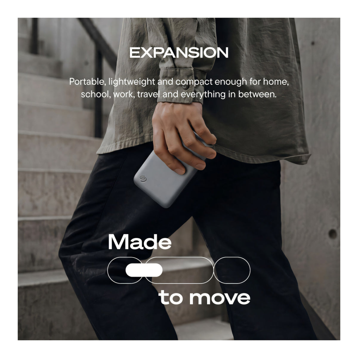 Seagate Expansion Portable 2.5-inch 4TB USB-C Black External Hard Drive STNN4000400