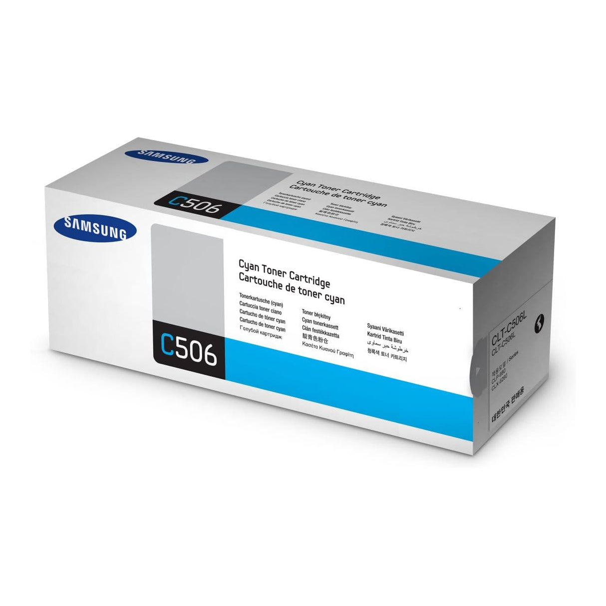 Samsung CLT-C506L Cyan Toner Cartridge 3,500 Pages Original SU040A Single-pack