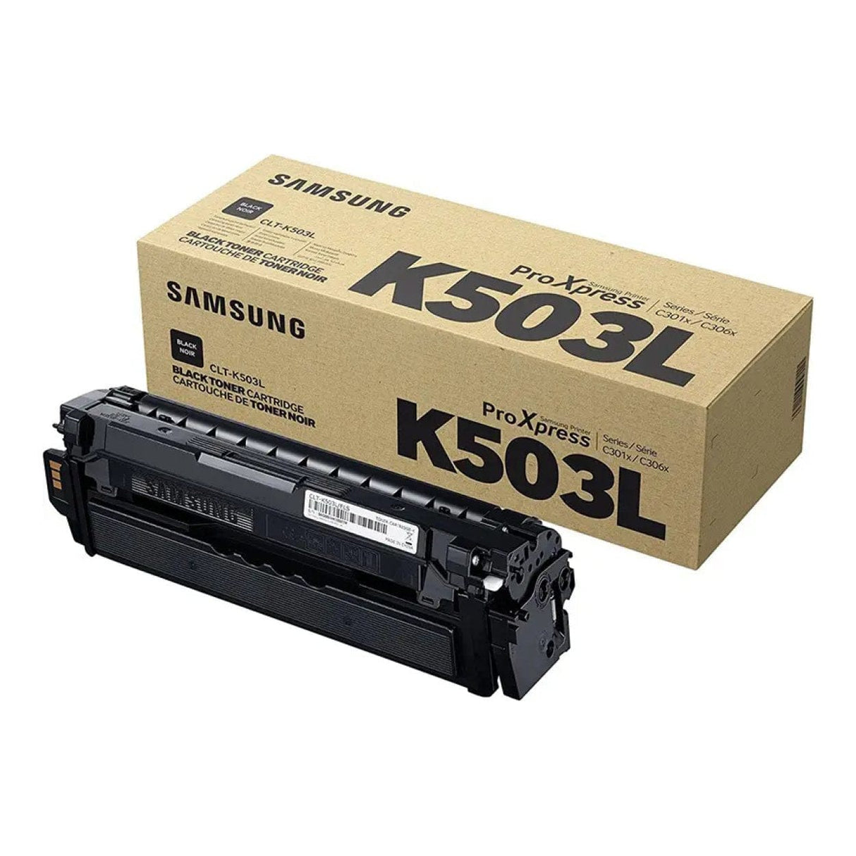 Samsung CLT-K503L Black Toner Cartridge 8,000 Pages Original SU149A Single-pack