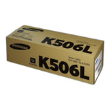 Samsung CLT-K506L Black Toner Cartridge 6,000 Pages Original SU173A Single-pack