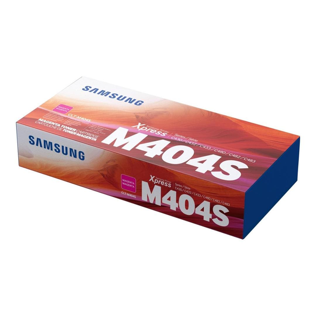 Samsung CLT-M404S Magenta Toner Cartridge 1,000 Pages Original SU234A Single-pack