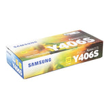 Samsung CLT-Y406S Yellow Toner Cartridge 1,000 Pages Original SU464A Single-pack