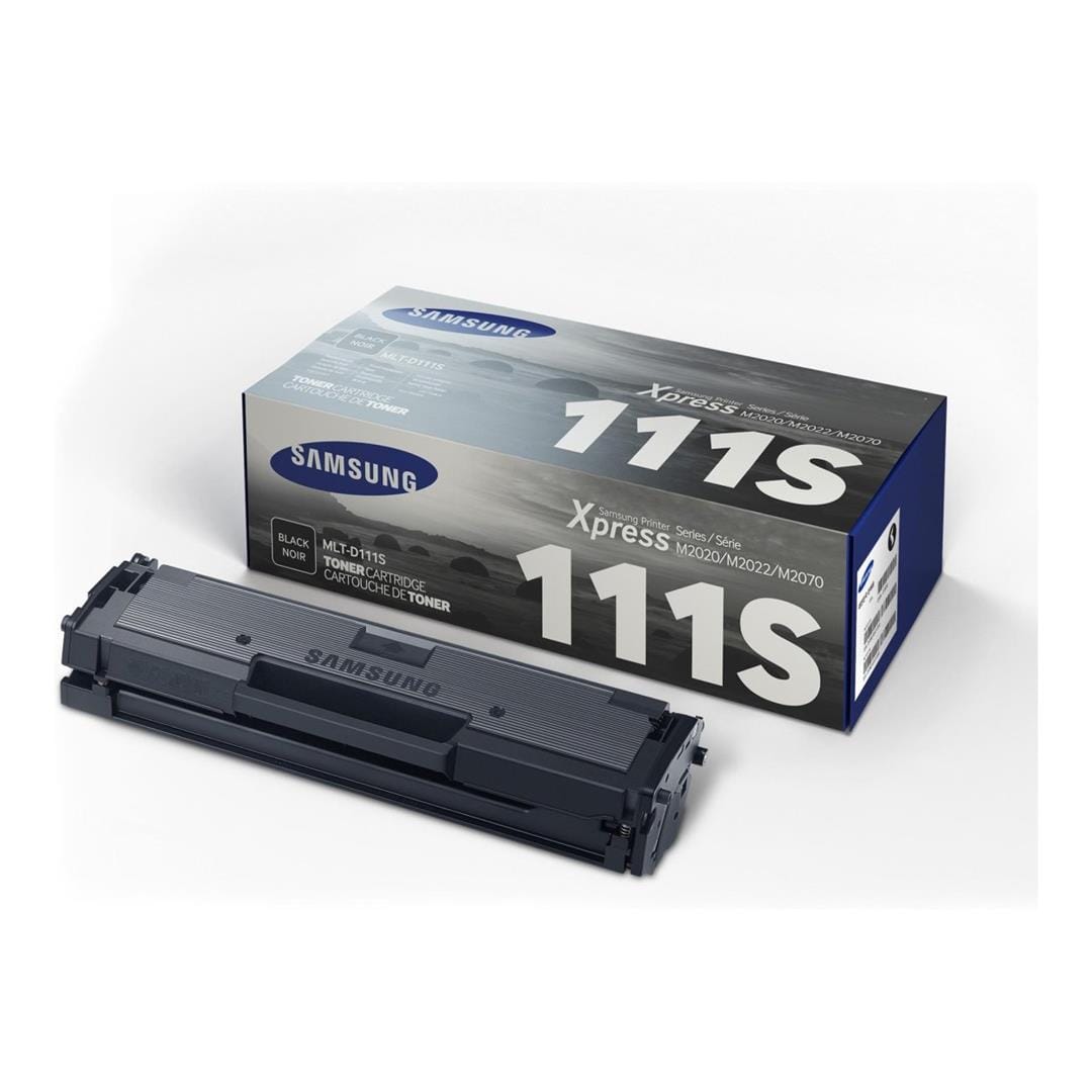 Samsung MLT-D111S Black Toner Cartridge 1,000 Pages SU819A Single-pack