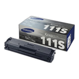 Samsung MLT-D111S Black Toner Cartridge 1,000 Pages SU819A Single-pack