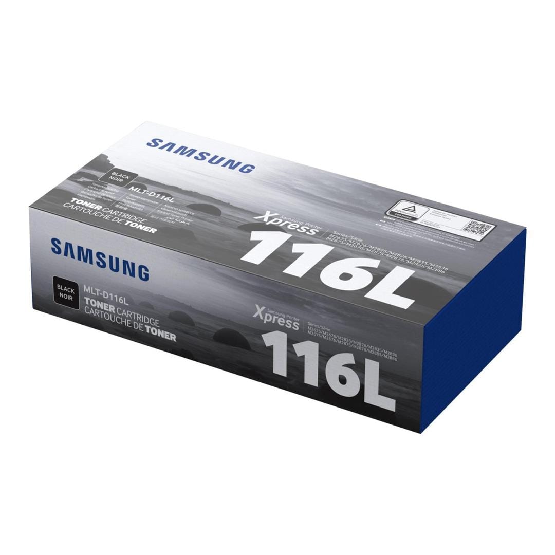 Samsung MLT-D116L Black Toner Cartridge 3,000 Pages Original SU837A Single-pack