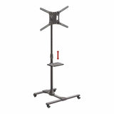 Barkan SW411H 13-18-inch Mobile TV Mount Cart with Metal Shelf