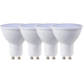 Switched 3W GU10 Rechargeable LED Light Bulb Cool White 4-pack SWD-10017-GU10R-4-CW