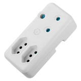 Switched 3-way Adapter White SWD-72009-WT