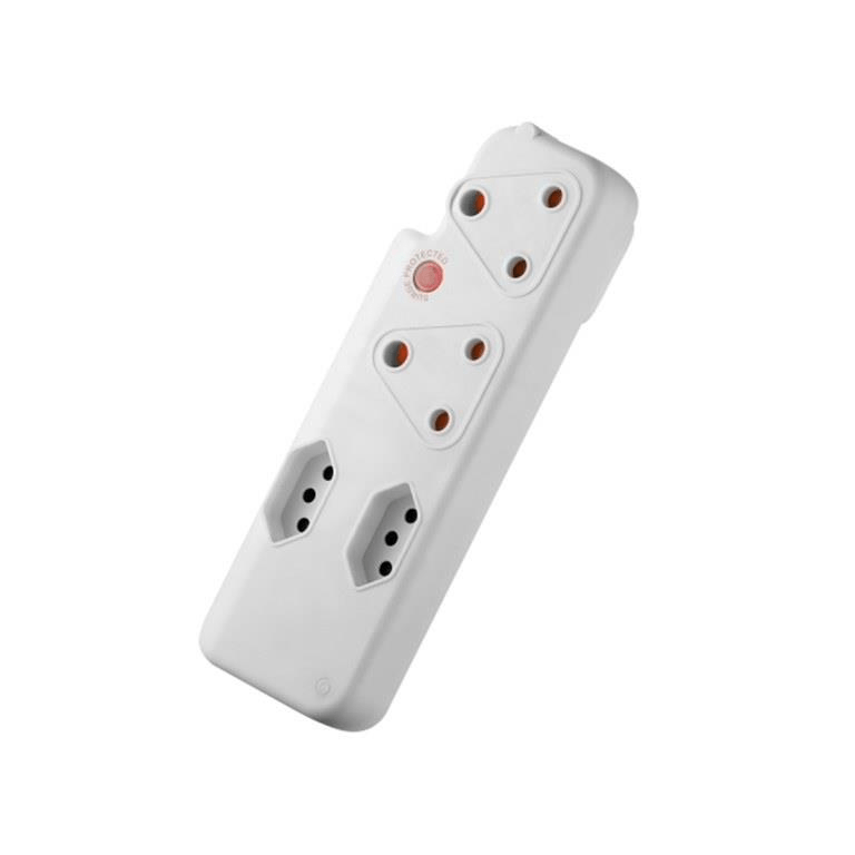 Switched 4-way Medium Surge Protection Adapter White SWD-72011-S-WT ...