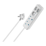 Switched 5-Way Multiplug White SWD-75018-05-WT