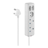 Switched 5-Way Multiplug White SWD-75018-05-WT