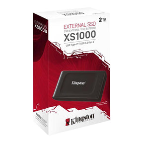 Kingston XS1000 2TB Portable External SSD Black SXS1000/2000G