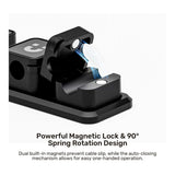 Unitek SnapHold Magnetic Cable Clips with Base T1117ABK01