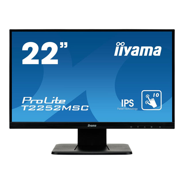 iiyama ProLite T2252MSC-B1 22-inch 1920 x 1080p FHD 16:9 60Hz 7ms LED IPS Touchscreen Monitor