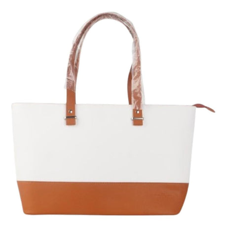 Kenton 15.6-inch Ladies Notebook Bag Brown And Cream T23019-BROWN/CREAM