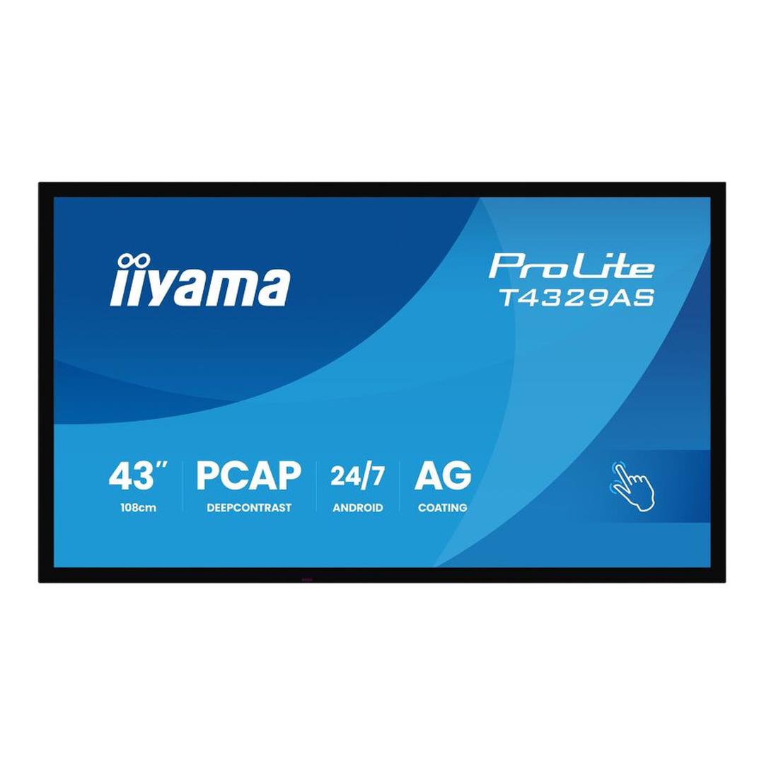 iiyama ProLite T4329AS-B1AG 43-inch 4K P-CAP Touch Display Panel