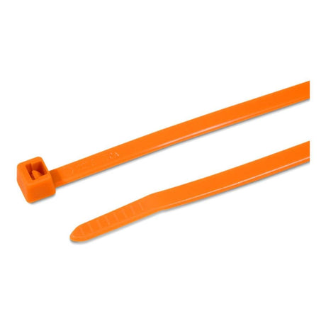 Hellermann Tyton 198x4.7mm Cable Ties Orange 100-pack T50ROR