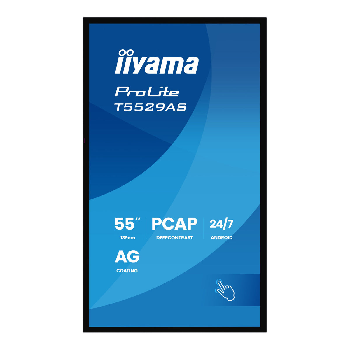 iiyama ProLite T5529AS-B1AG 55-inch 4K All-in-One P-CAP Interactive Display Panel
