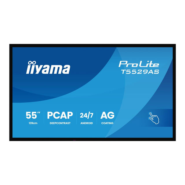 iiyama ProLite T5529AS-B1AG 55-inch 4K All-in-One P-CAP Interactive Display Panel