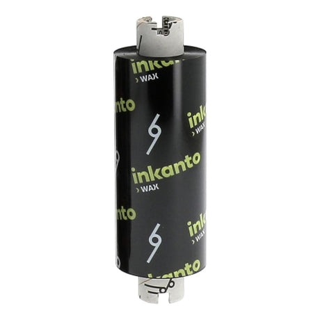 Inkanto AWR1 110mmx74m Value Wax Ribbon - 25 Rolls per Box T57605IO