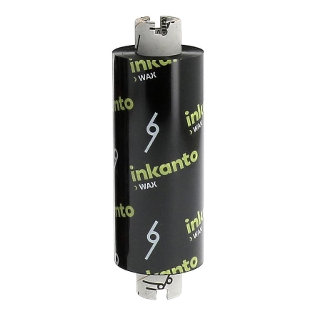 Inkanto AWR1 110mmx74m Value Wax Ribbon - 25 Rolls per Box T57605IO