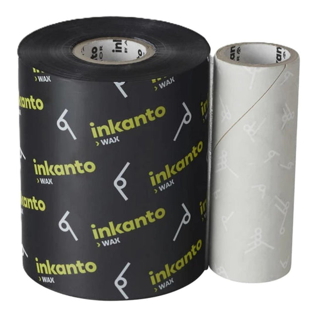 Inkanto AWR1 104mmx360m Value Wax Ribbon - 10 Rolls per Box T76680IO