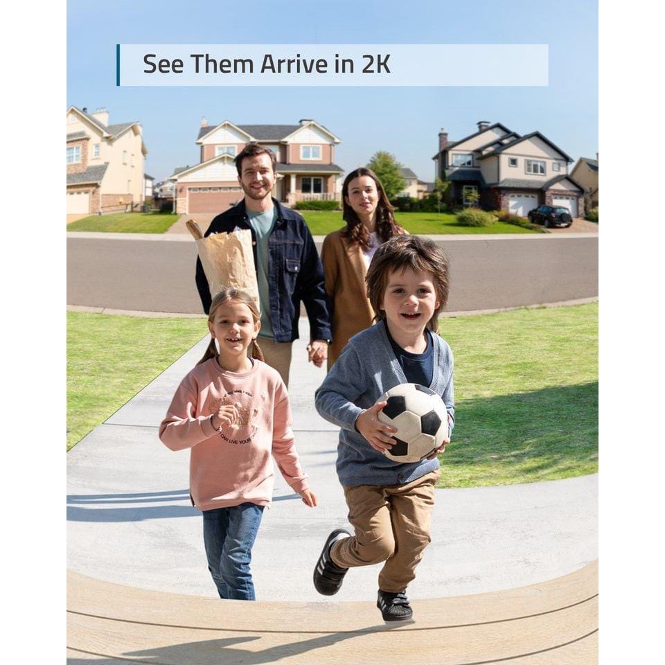 Eufy S220 2K Wi-Fi Doorbell - Add-on Unit T82101W1