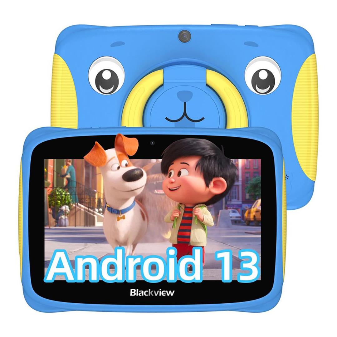 Blackview Tab 3 Kids 7-inch Tablet - Unisoc SC7731E 32GB ROM 2GB RAM Wi-Fi Android 13 - Blue
