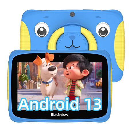 Blackview Tab 3 Kids 7-inch Tablet - Unisoc SC7731E 32GB ROM 2GB RAM Wi-Fi Android 13 - Blue