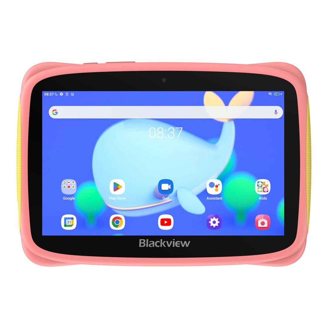 Blackview Tab 3 Kids 7-inch Tablet - Unisoc SC7731E 32GB ROM 2GB RAM Wi-Fi Android 13 - Pink
