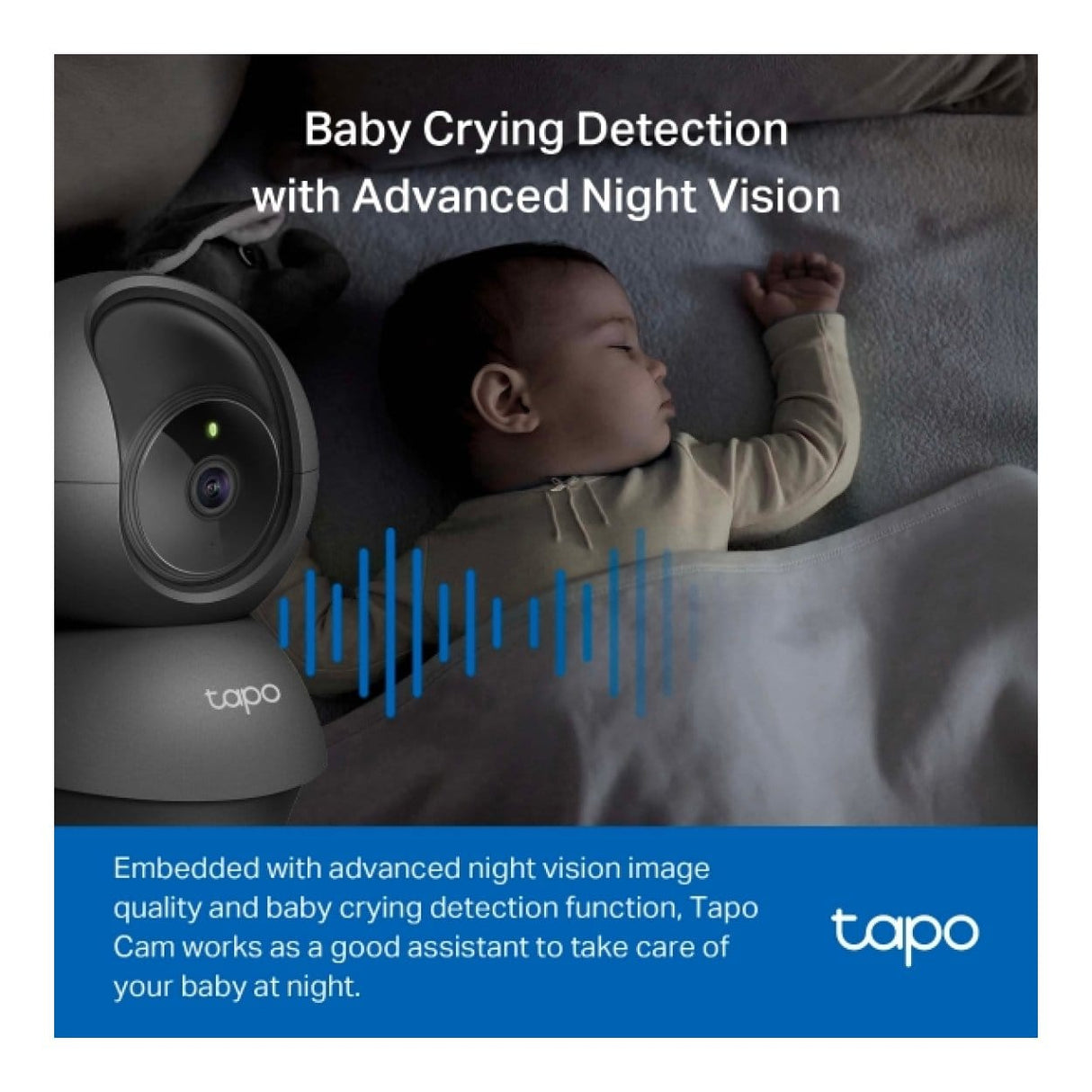 TP-Link Tapo C201 Pan and Tilt Home Security Wi-Fi Camera