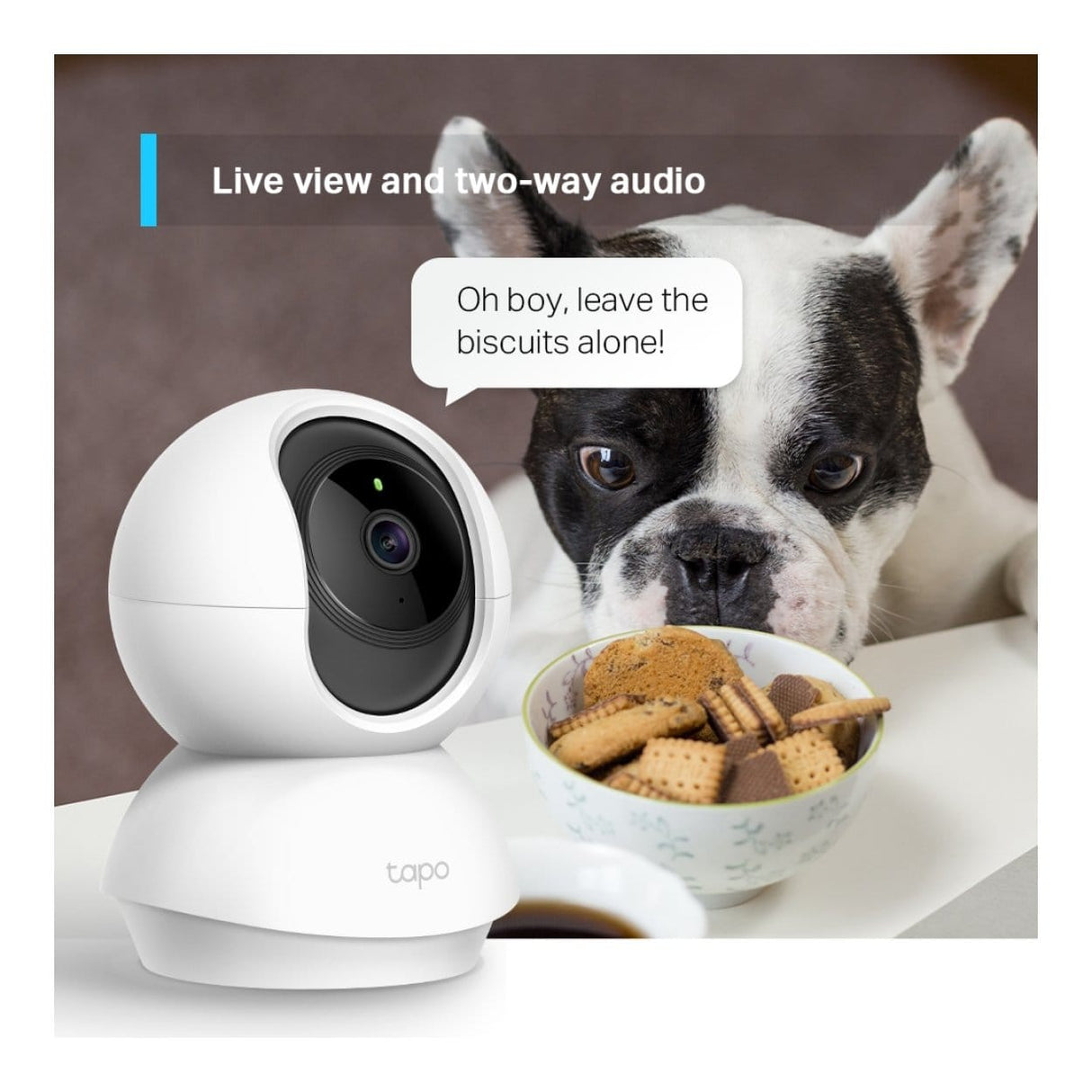TP-Link Tapo C210P2 2K 3MP Pan and Tilt Wi-Fi Home Security Camera 2-pack