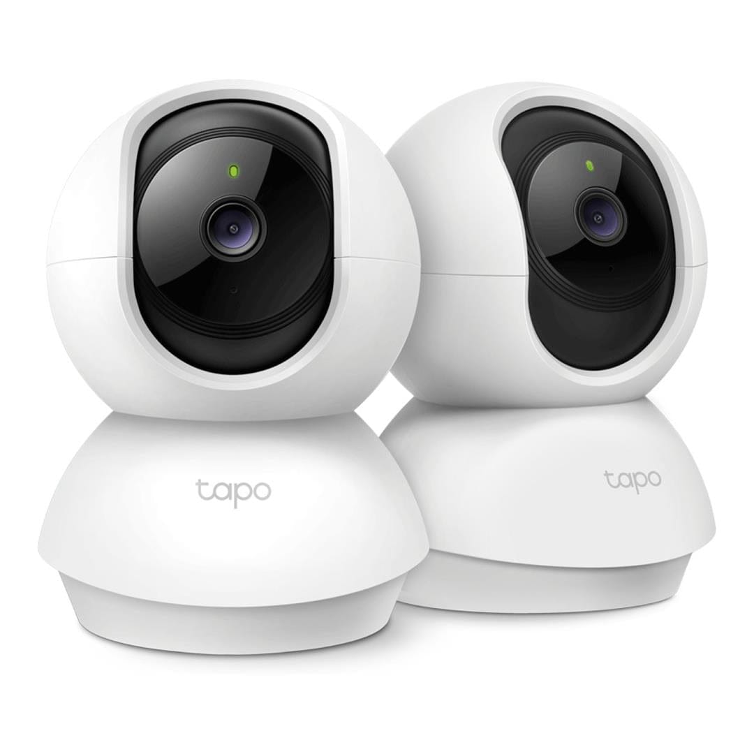 TP-Link Tapo C210P2 2K 3MP Pan and Tilt Wi-Fi Home Security Camera 2-pack