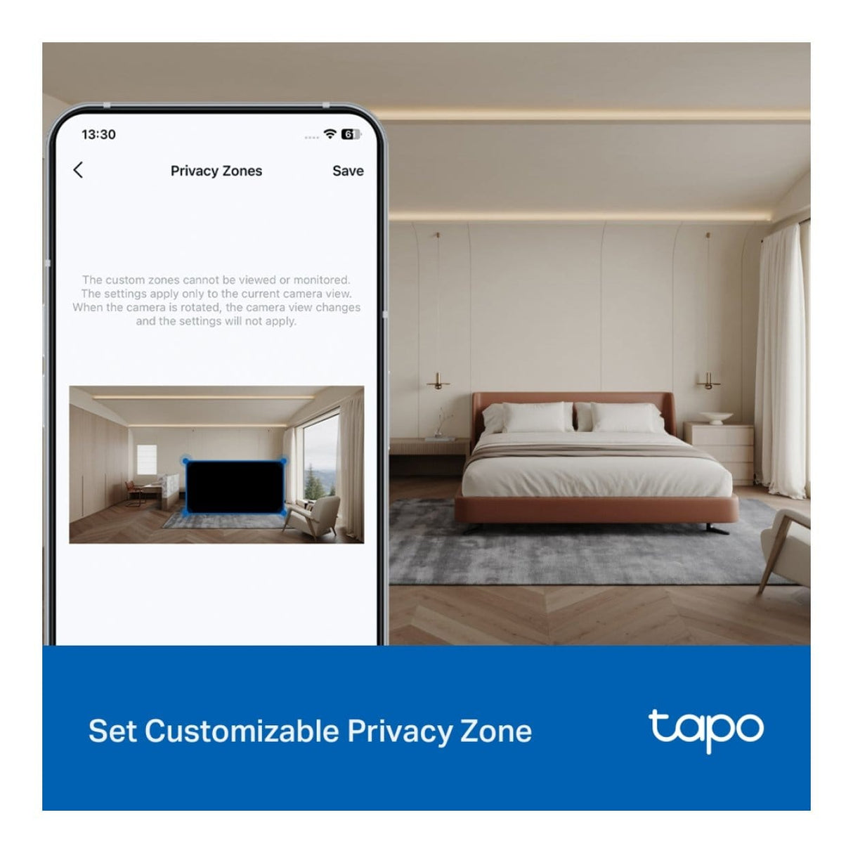 TP-Link Tapo C216 2K 3MP 4mm Wi-Fi Pan/Tilt Home Security Camera