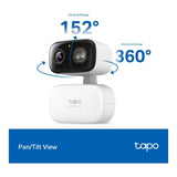 TP-Link Tapo C216 2K 3MP 4mm Wi-Fi Pan/Tilt Home Security Camera