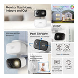 TP-Link Tapo C216 2K 3MP 4mm Wi-Fi Pan/Tilt Home Security Camera