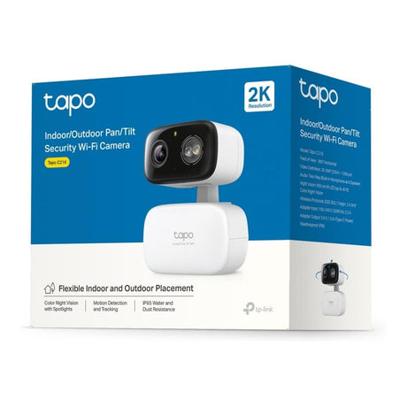 TP-Link Tapo C216 2K 3MP 4mm Wi-Fi Pan/Tilt Home Security Camera