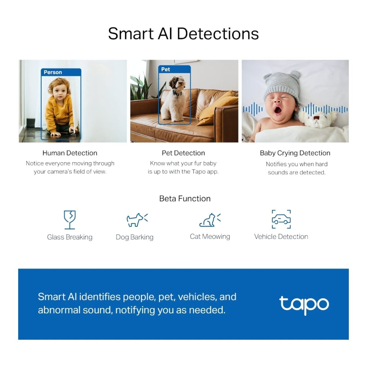 TP-Link Tapo C220 Pan/Tilt AI Home Security Wi-Fi Camera