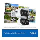 TP-Link Tapo C246D Indoor Outdoor Dual Lens Pan Tilt Security Camera