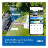 TP-Link Tapo C246D Indoor Outdoor Dual Lens Pan Tilt Security Camera