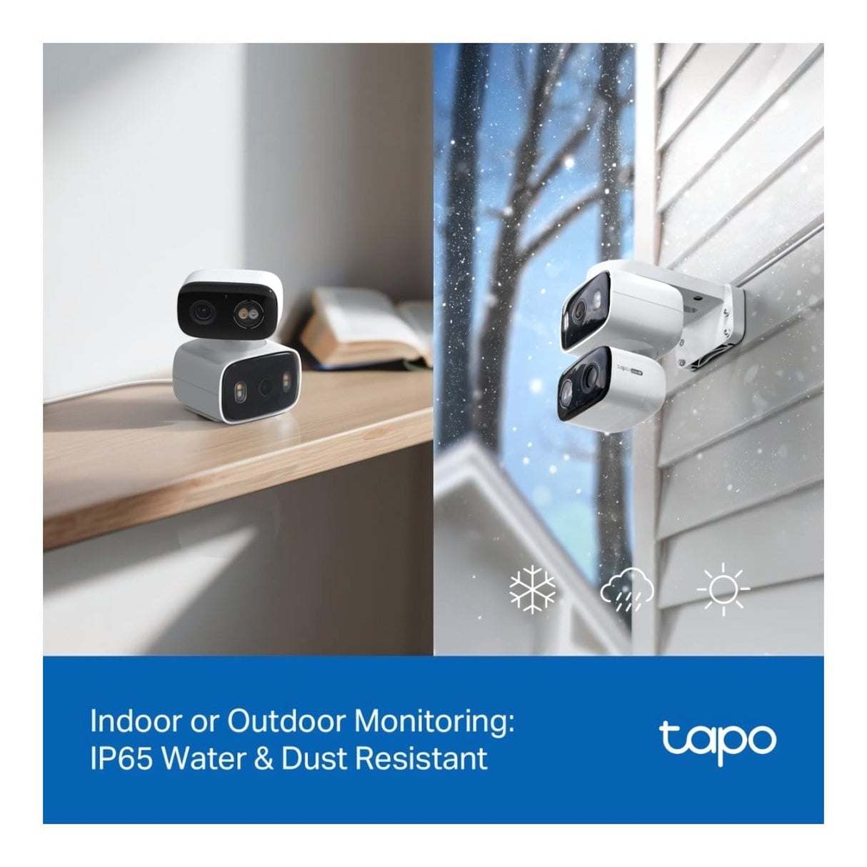 TP-Link Tapo C246D Indoor Outdoor Dual Lens Pan Tilt Security Camera