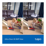TP-Link Tapo C260 4K 8MP 4.3mm AI Wi-Fi Pan/Tilt Home Security Camera
